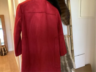 Chaquetón Zara Rojo