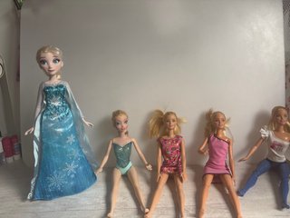 Lote de 5 Muñecas