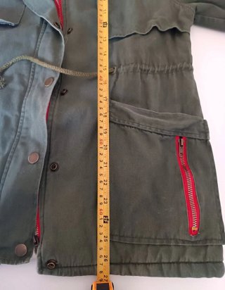 Chaqueta Verde con Capucha Talla L
