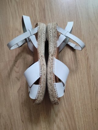 Sandalias de esparto Toni Pons blancas