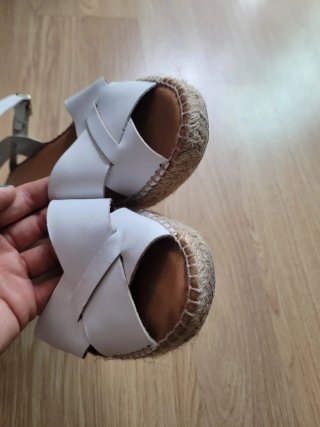 Sandalias de esparto Toni Pons blancas