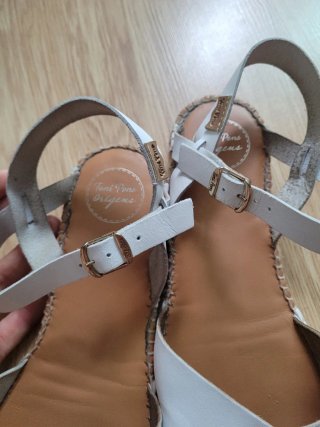 Sandalias de esparto Toni Pons blancas