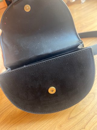 Bolso Negro Cuero