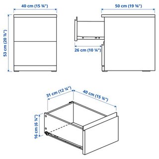Mesita Noche Ikea Storklinta Blanca