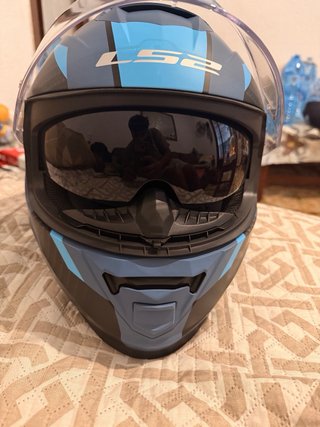 Casco Moto LS2 Azul