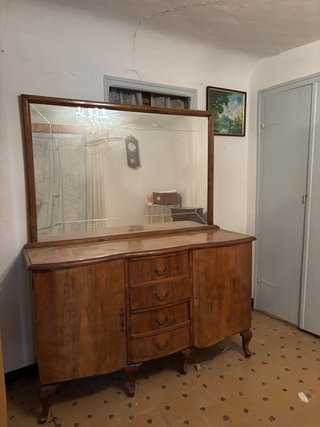 Trinchante Antiguo con Espejo