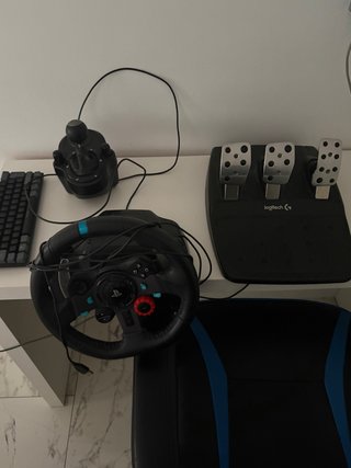 Volante Logitech G29 + Palanca de Cambios PERFECTO