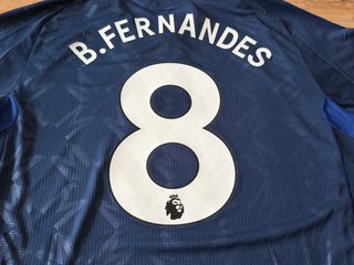 Camiseta Manchester United Away Bruno Fernandes XL