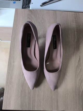 Zapatos Estileto Rosa Talla 39.