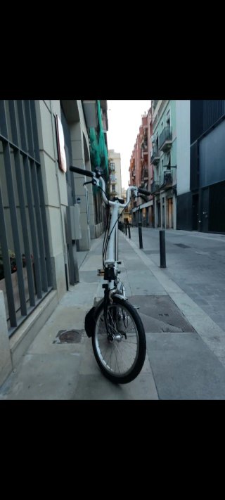 Bicicleta Plegable Brompton Blanca