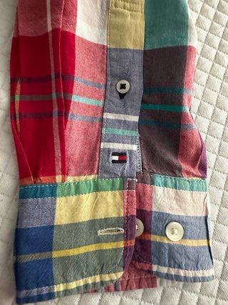 Camisa Tommy Hilfiger Custom Fit Multicolor