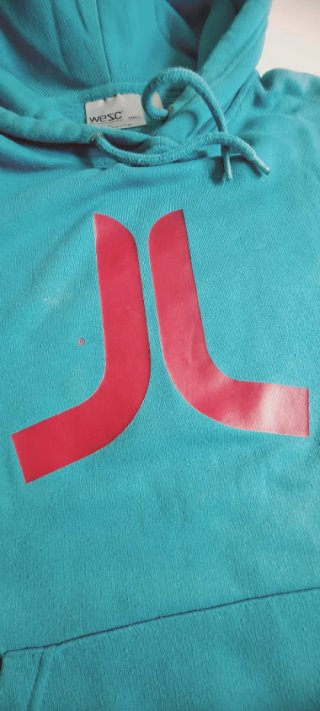Sudadera con capucha wezc turquesa Talla S