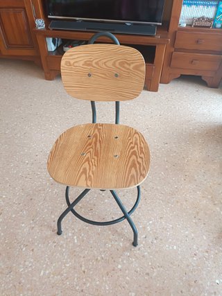 Silla KULLABERG IKEA Madera y Metal