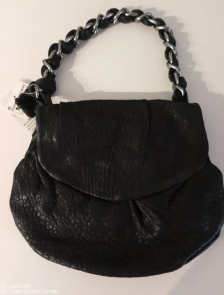 Bolso de Piel Zara Negro