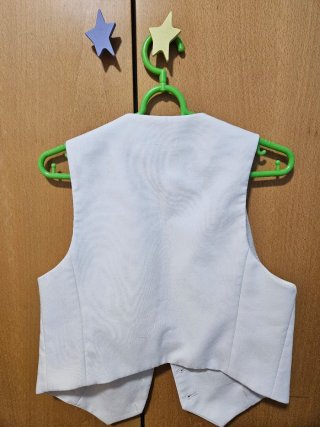 Chaleco Sastre Blanco Zara Talla XS