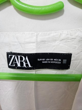 Chaleco Sastre Blanco Zara Talla XS