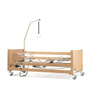 Cama articulada eléctrica madeira e metal