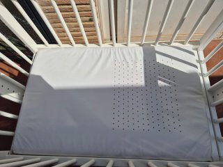 Minicuna Blanca con Ruedas