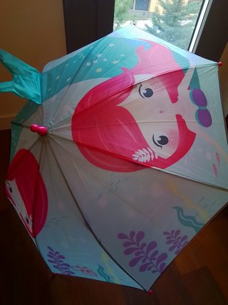 Paraguas infantil de la sirenita