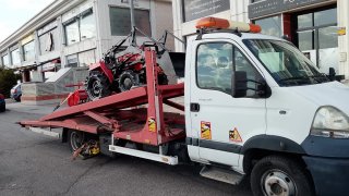 Trasporte en GRUA Bilbao--><--Madrid