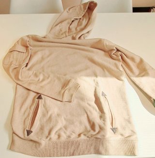 Sudadera Beige Talla S