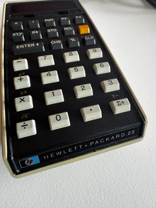 Calculadoras HP 21 y 22