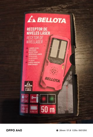 Receptor de Niveles Láser Bellota