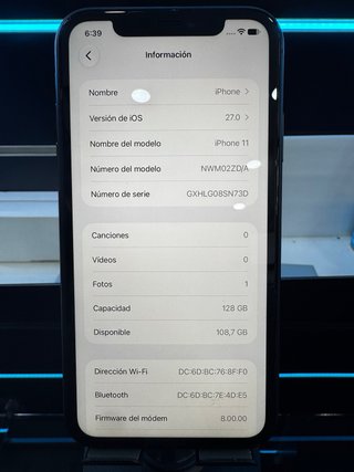 iPhone 11 128GB Negro