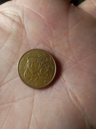 Moneda de 5 céntimos RF 1999
