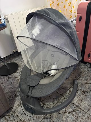 Hamaca para bebé con capota y mosquitera