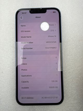 Apple iPhone 14 128GB Azul
