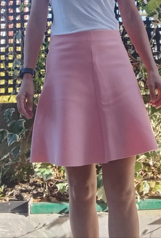 Falda Corta Rosa Talla M