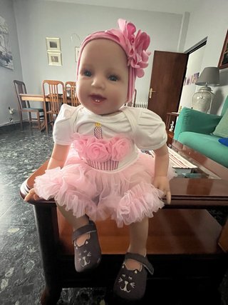 Muñeca Reborn Bebé 55 cm con Conjunto