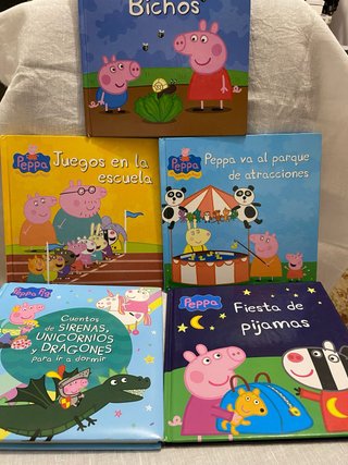 Cinco cuentos de Peppa Pig en perfecto estado