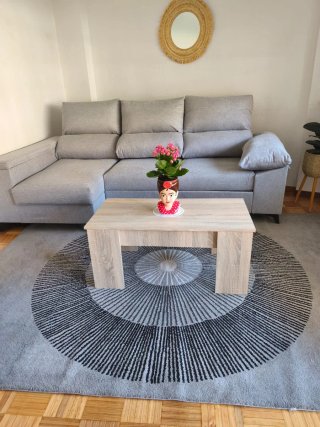 Sofá modular gris claro