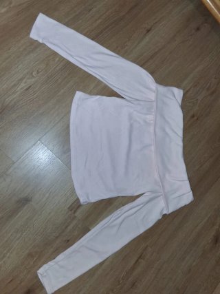 Top de manga larga rosa