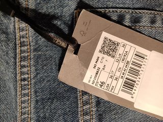 Pantalón vaquero Mango hombre Talla 46