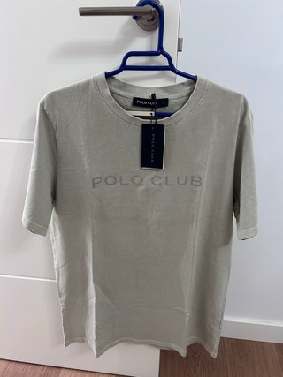 Camiseta Polo Club Hombre Talla L Verde