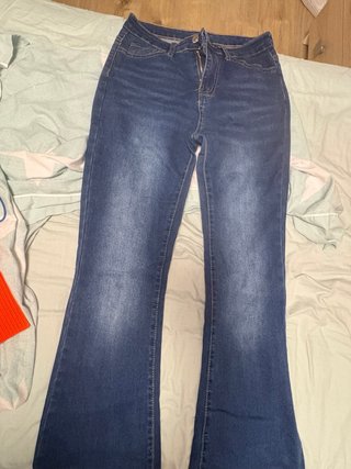 Pantalones de campana vaqueros