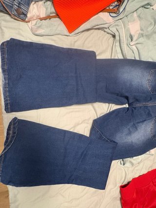 Pantalones de campana vaqueros