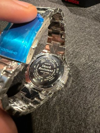 Reloj Casio G-Shock Azul y Plateado