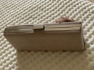 Bolso de fiesta beige rosado