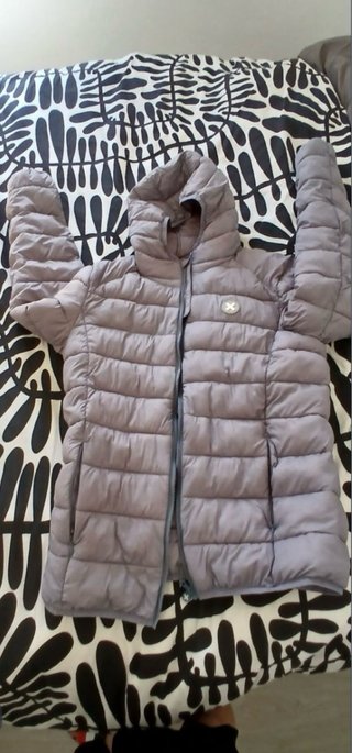 Chaqueta Blue Banana gris acolchada SE CAMBIA