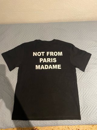 Camiseta NOT FROM PARIS MADAME Negra