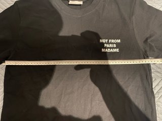 Camiseta NOT FROM PARIS MADAME Negra