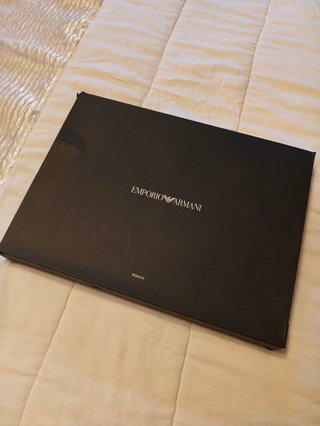 Cartera de mano Emporio Armani azul
