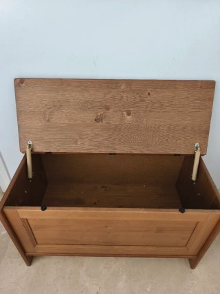Baúl Ikea Leksvik de madera