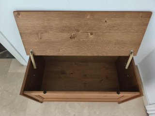 Baúl Ikea Leksvik de madera
