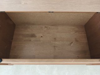 Baúl Ikea Leksvik de madera