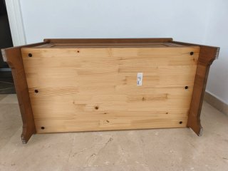 Baúl Ikea Leksvik de madera